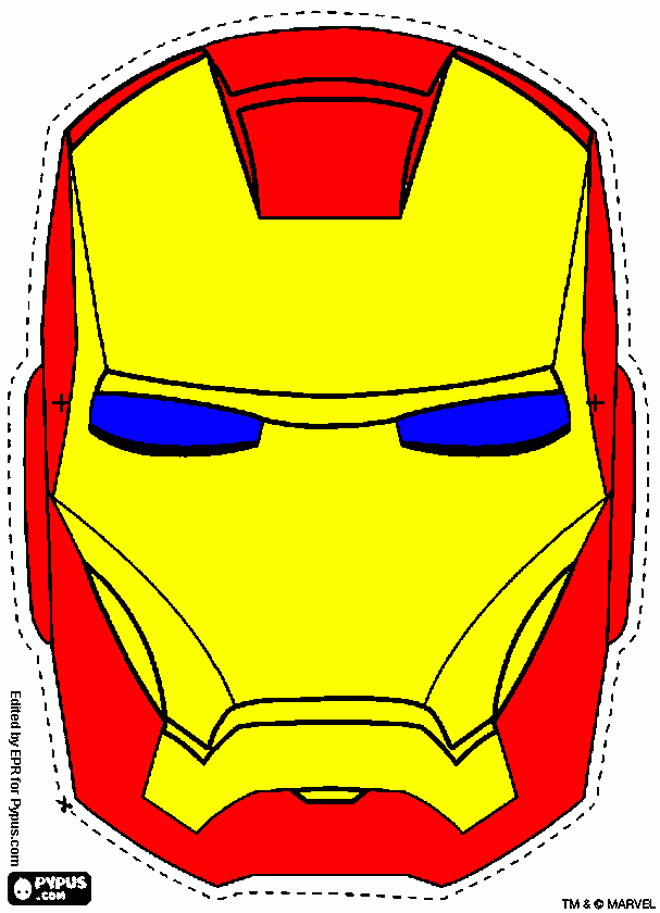 Omalovánka masker J