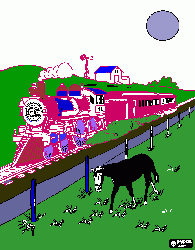 Omalovánka mašinka Popelnice