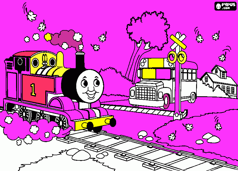 Omalovánka mašinka