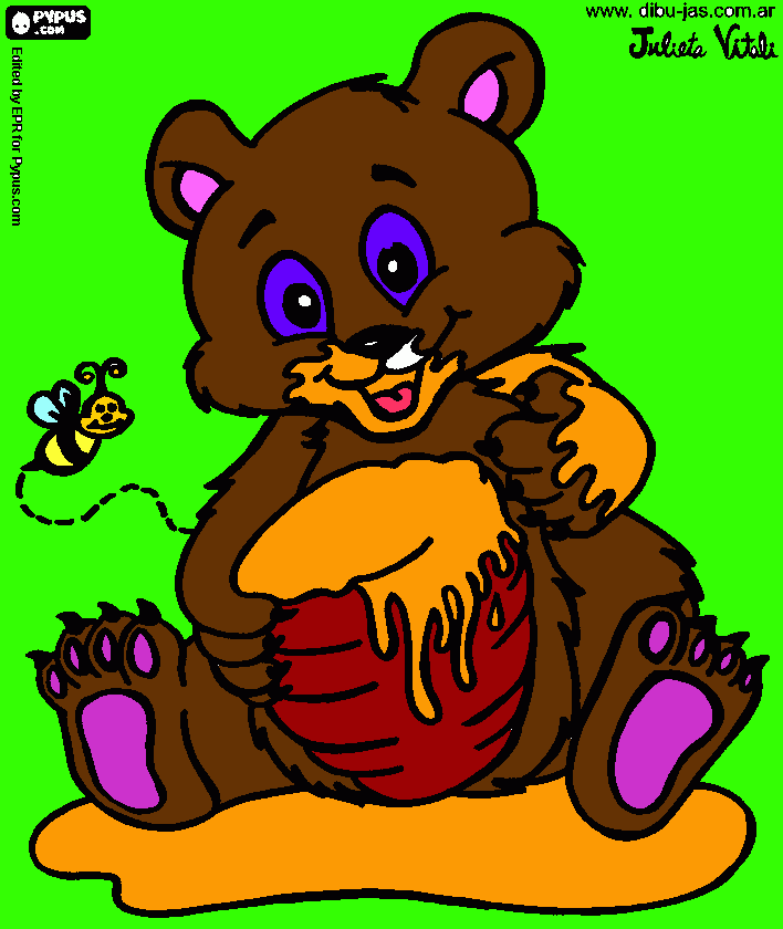 Omalovánka medvídek pro maminku a tatínka