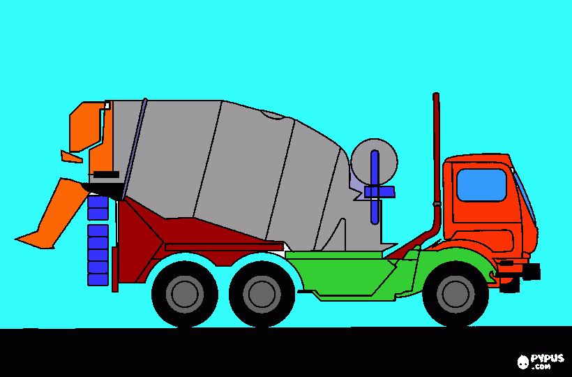 Omalovánka miešačka :)