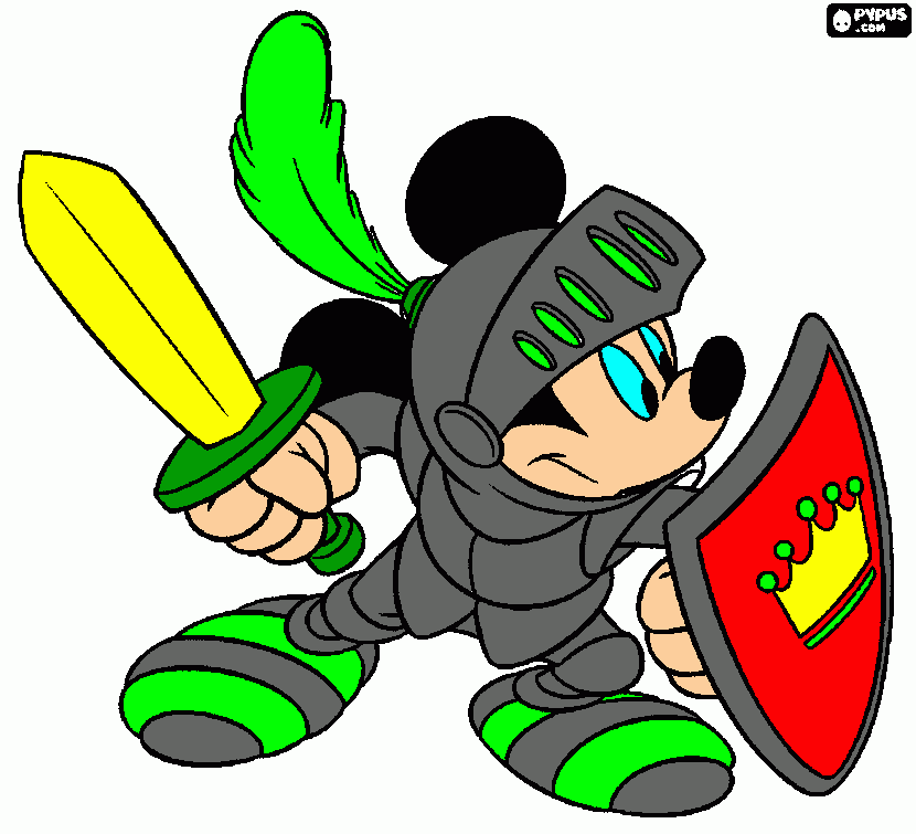 Omalovánka mikiho klubik