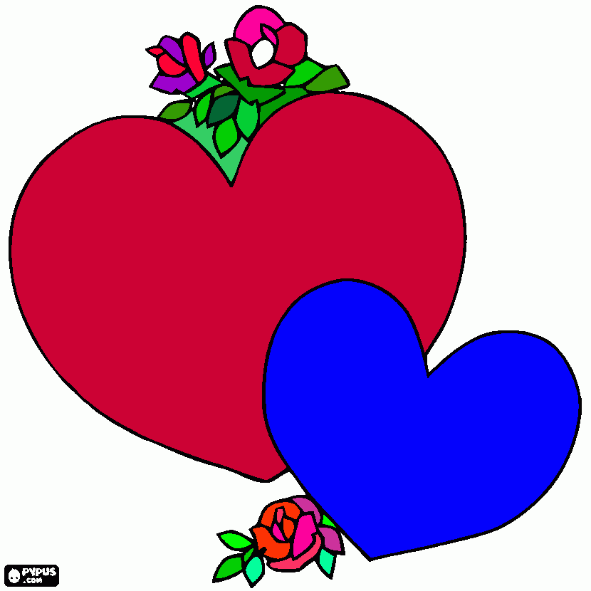 Omalovánka MILUJI TE