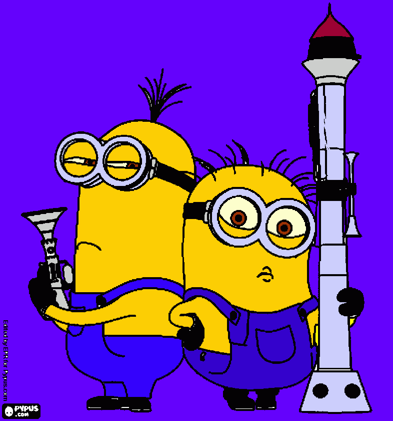 Omalovánka Mimoni já padouch :D