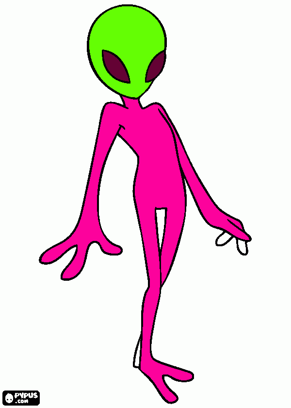 Omalovánka Mimozemšťan Miloun