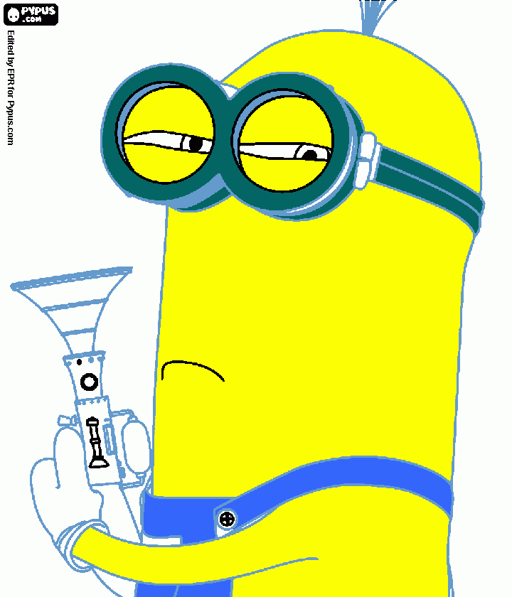 Omalovánka mimoň pro taťku