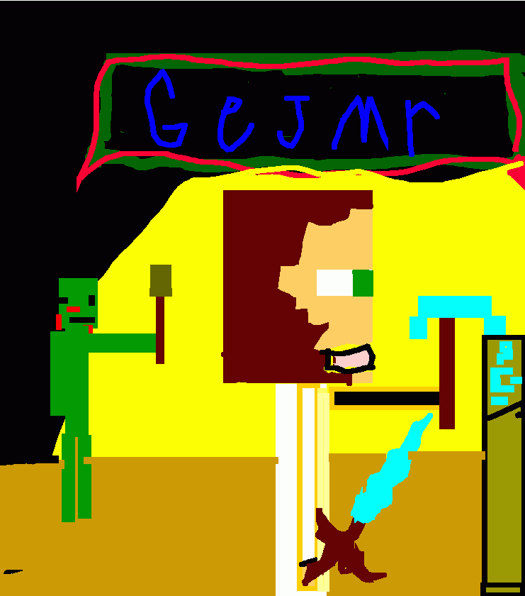 Omalovánka Minecraft GEJMR