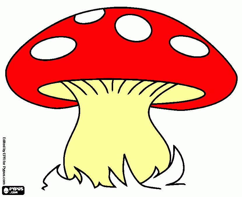 Omalovánka mochomurka