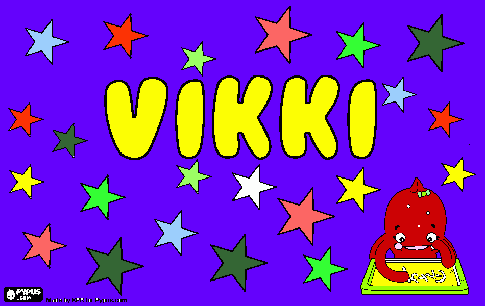 Omalovánka Moje jmeno:3