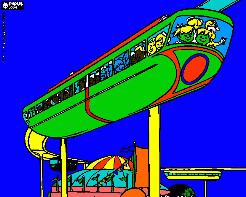 Omalovánka monorail