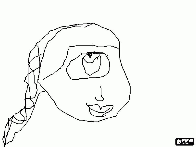 Omalovánka MONSTER   HIGHT  SINDY   KYKLOPOVÁ