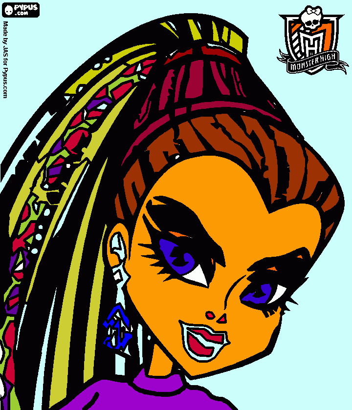Omalovánka monster high alenka