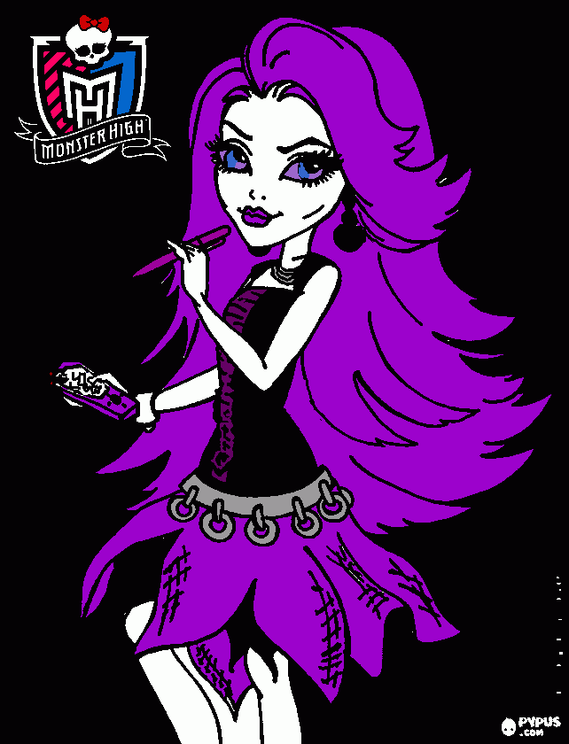 Omalovánka monster high spectra vortegais