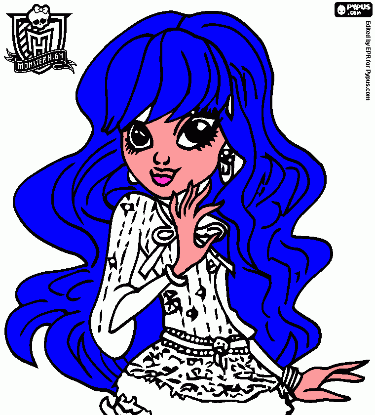 Omalovánka monster high twila