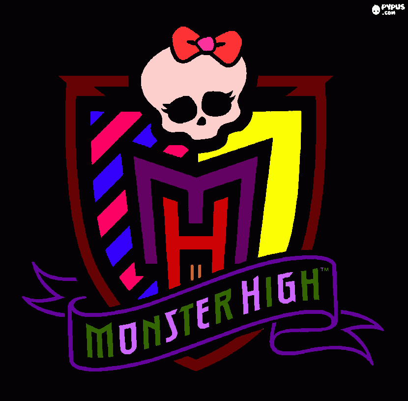 Omalovánka monster high znak
