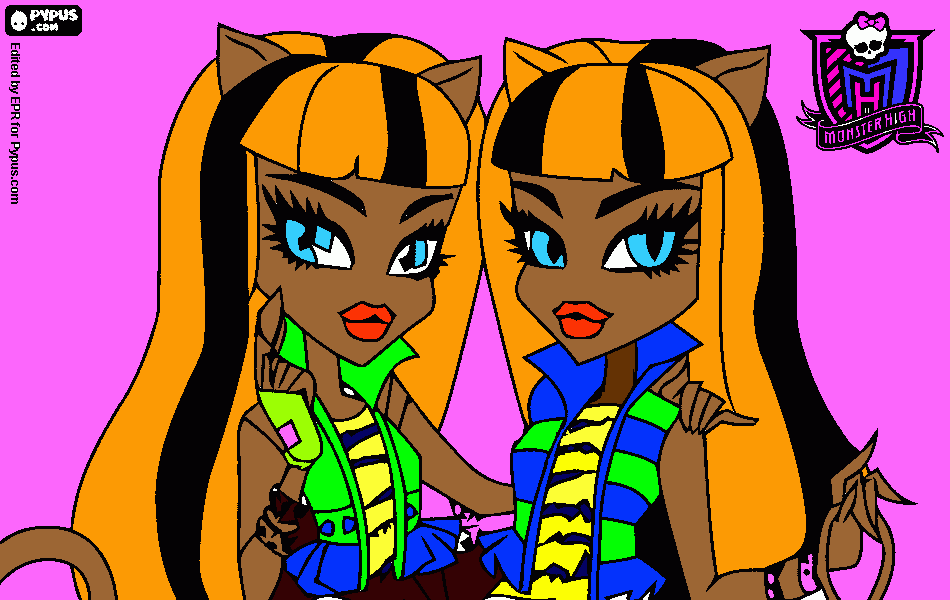 Omalovánka Monterky 1