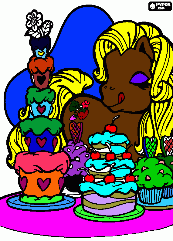 Omalovánka muj malí poni