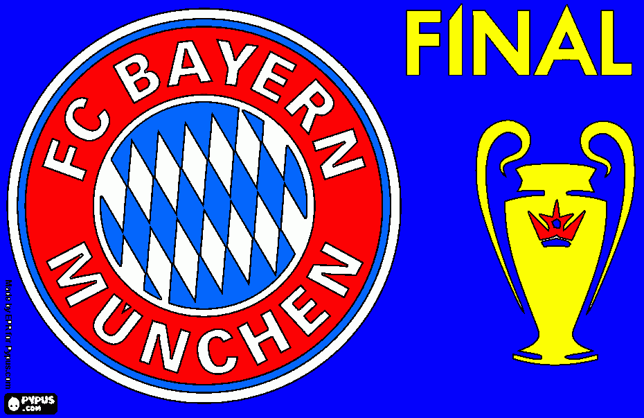 Omalovánka munchen bayern fc