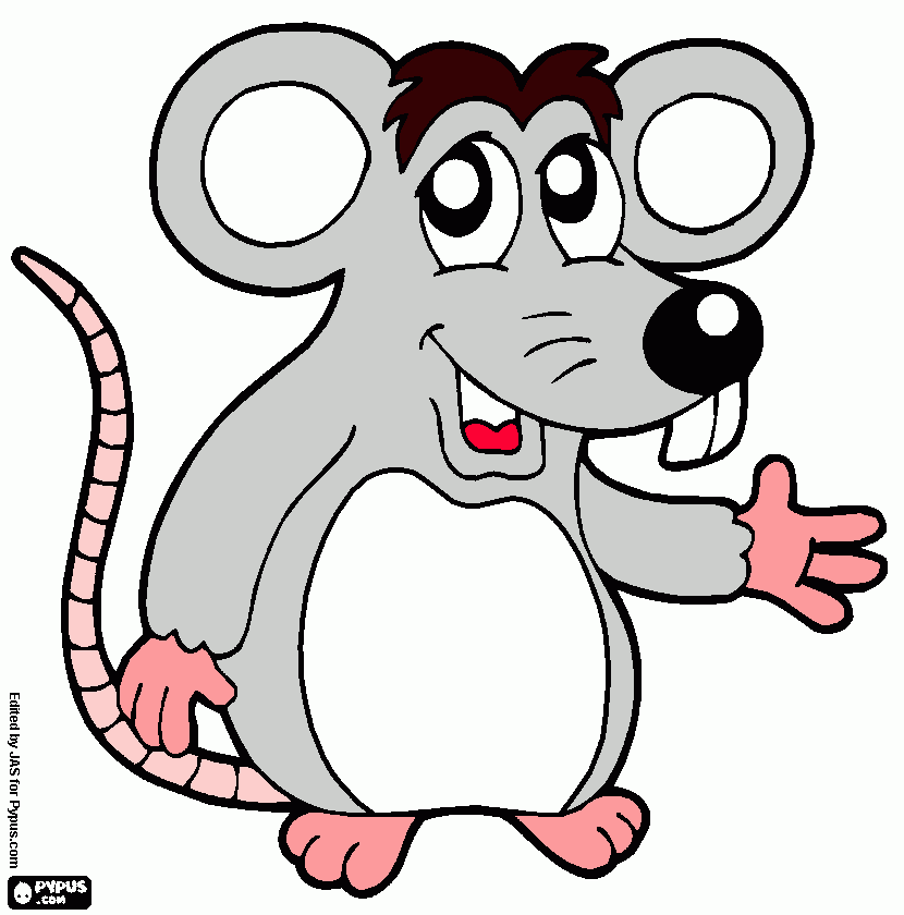 Omalovánka myšák 2