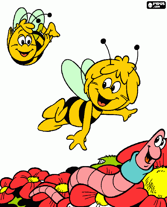 Omalovánka Mája pro babí :-)