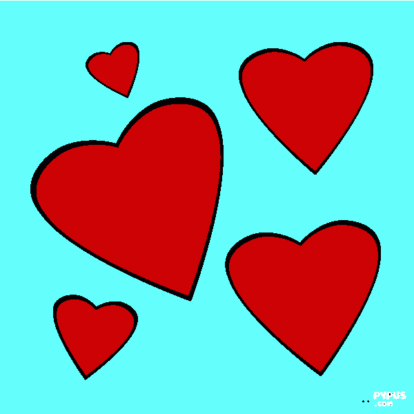 Omalovánka Mám ťa rada 