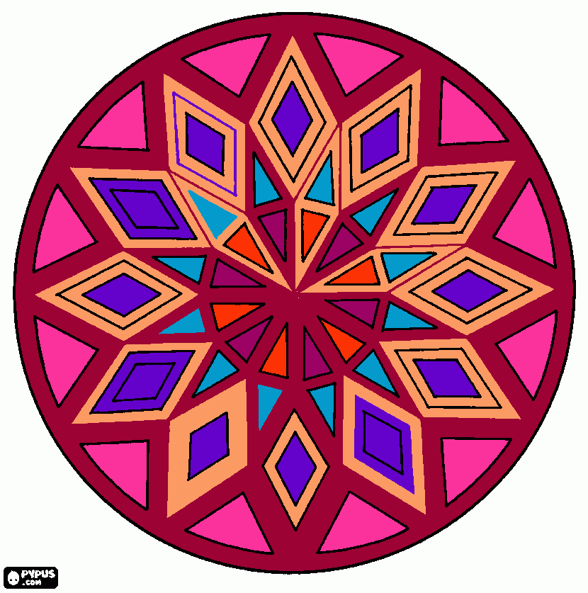 Omalovánka měsíc nebový