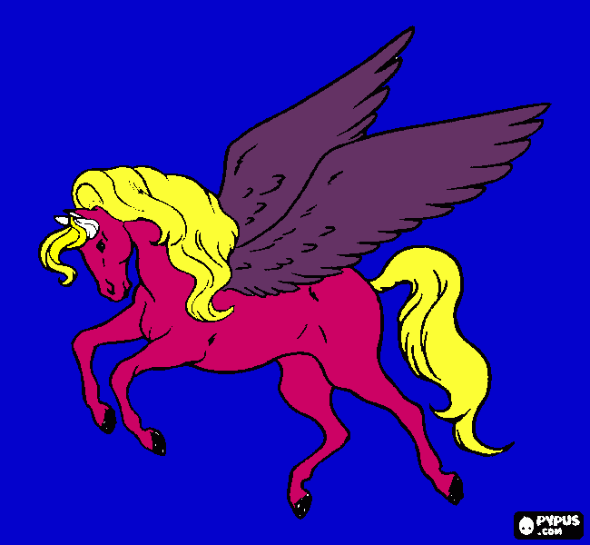 Omalovánka můj pegas