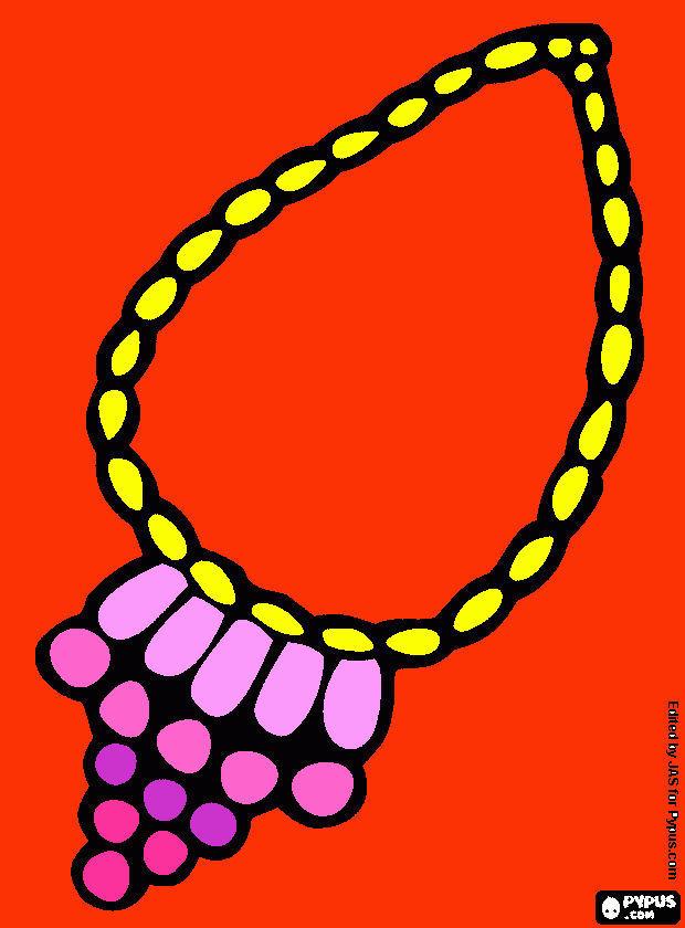 Omalovánka nahrdelnik