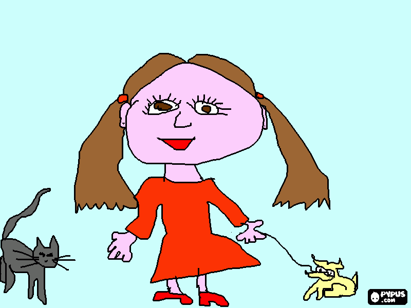 Omalovánka Nakreslila Maminka a vyarvila Elenka