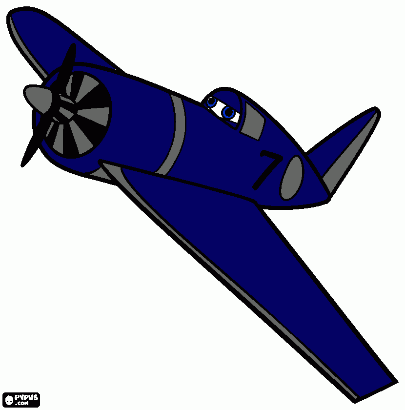 Omalovánka Nažehlovačka letadlo