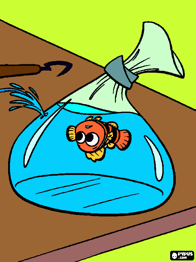 Omalovánka nemo v sáčku
