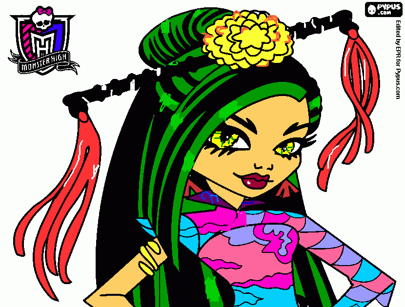Omalovánka NIKOL   MONSTER HIGH