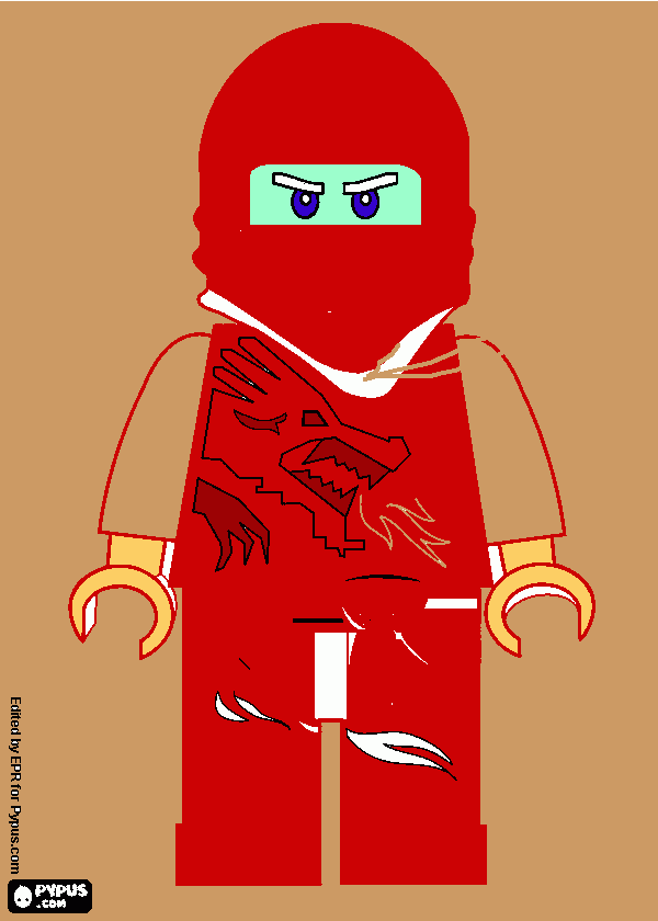 Omalovánka NINJA KAI