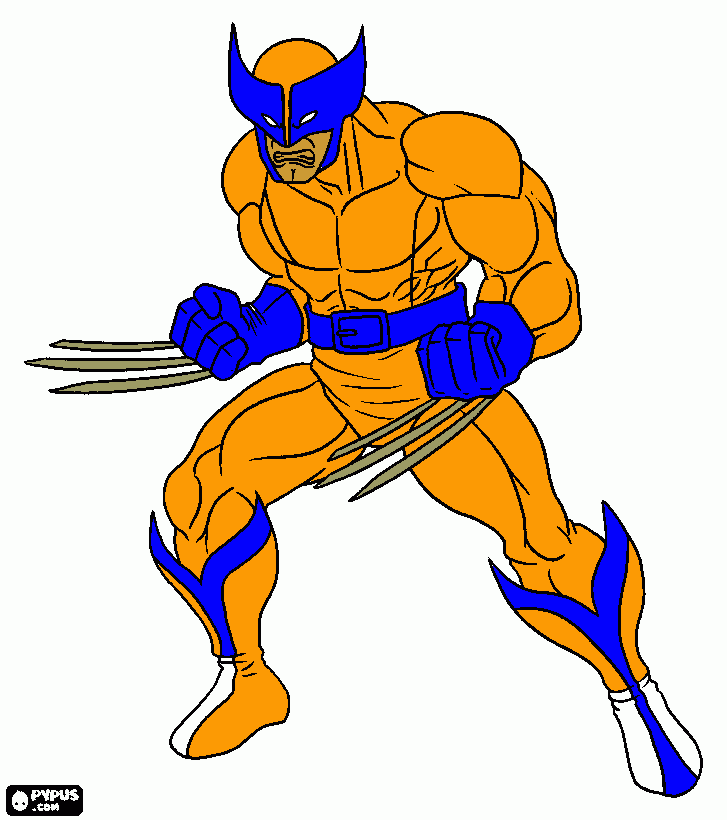 Omalovánka Ninko wonverine