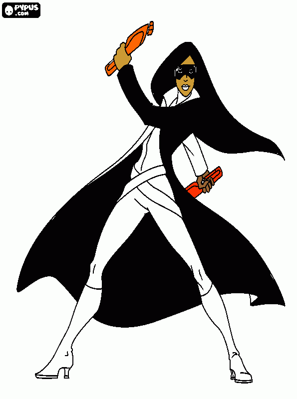 Omalovánka Nino bumerangove dievča