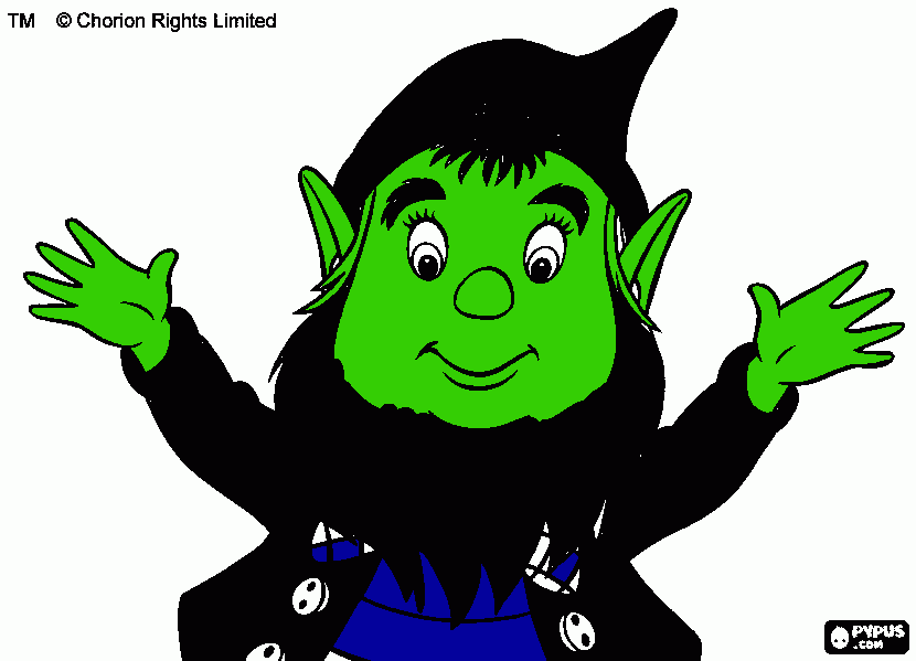 Omalovánka nody skritek