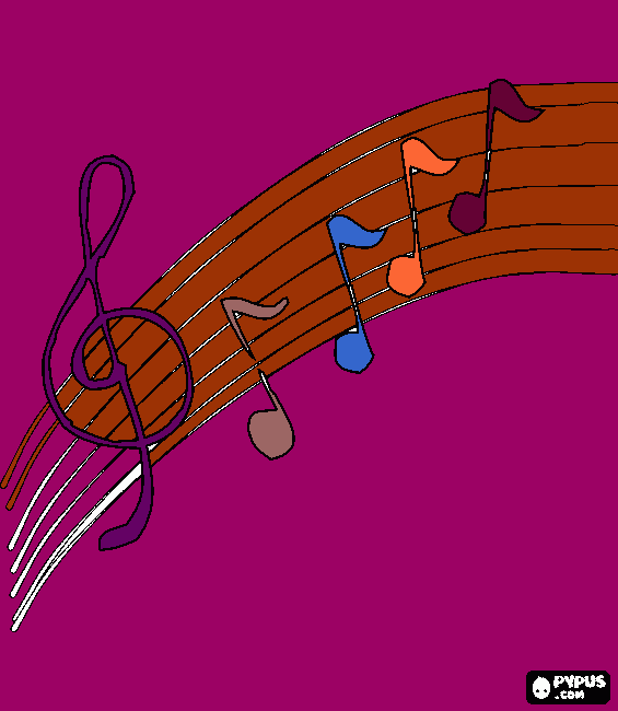 Omalovánka notičky