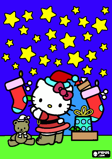 Omalovánka obrazek od A - do Z vybarveny Kajkou