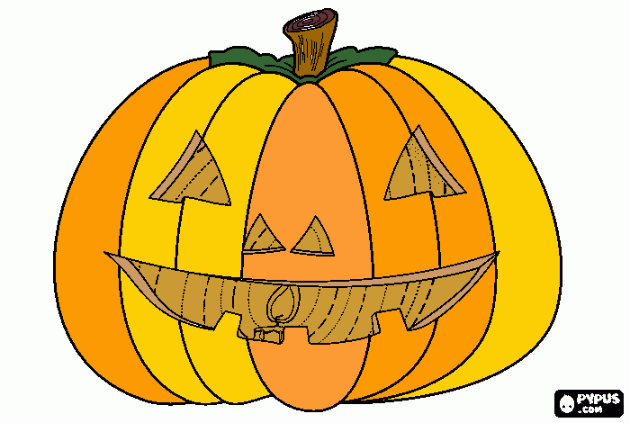 Omalovánka obrázek dýně pro Julinku