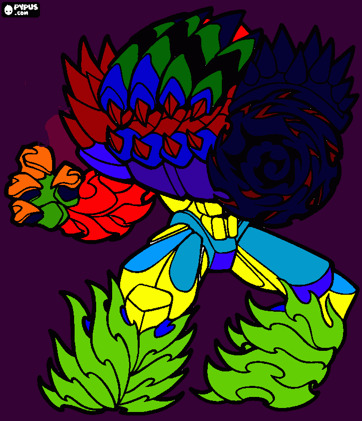 Omalovánka ohnivý gorm