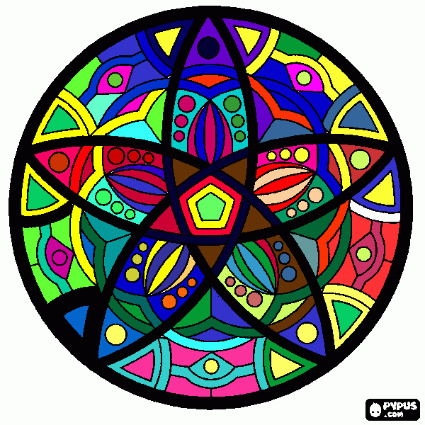 Omalovánka omalovanka omandaly