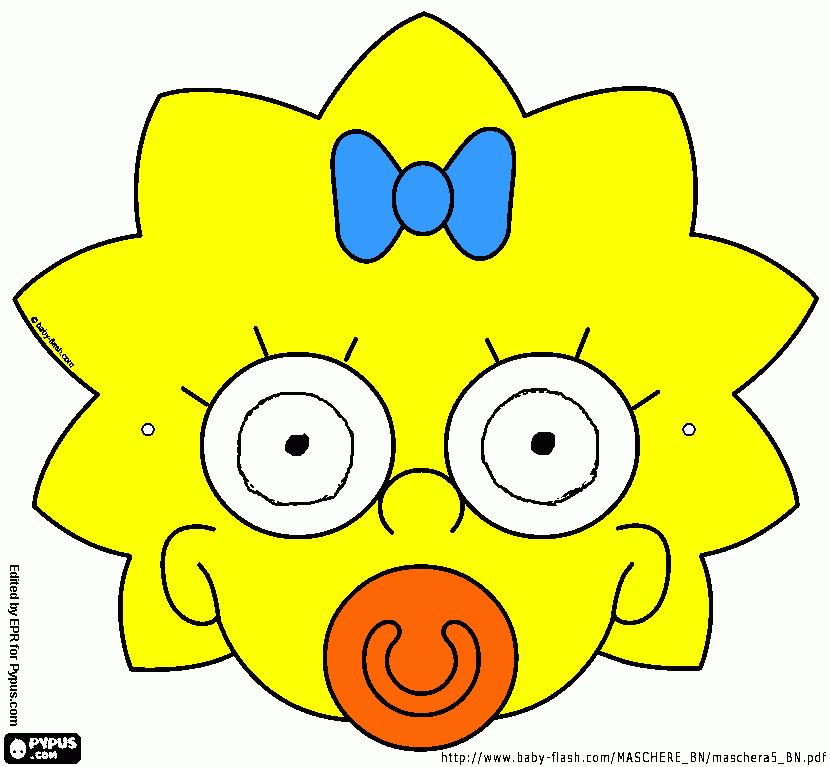 Omalovánka Omalovánka Megi Simpsonová 