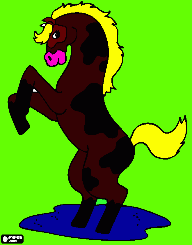 Omalovánka Ondrovo koník