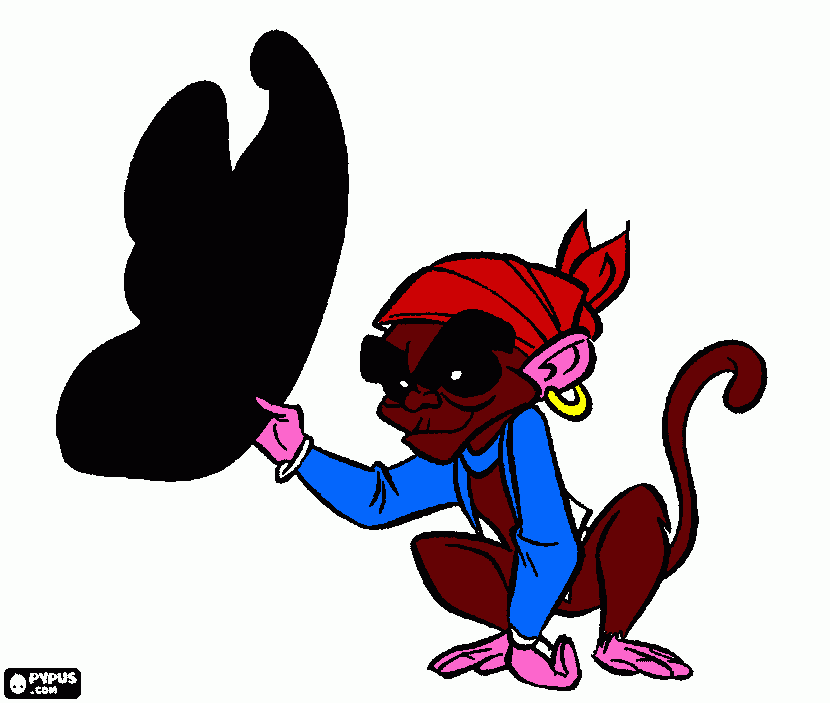 Omalovánka opička Jack