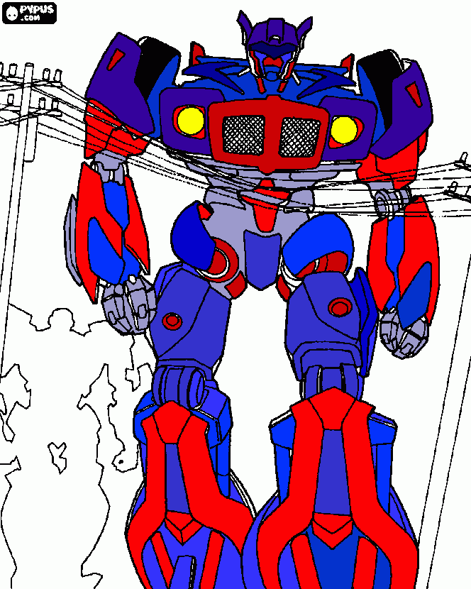 Omalovánka Optimus