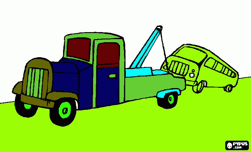 Omalovánka otahoví auto 