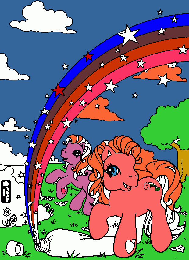 Omalovánka Padají hvězdy