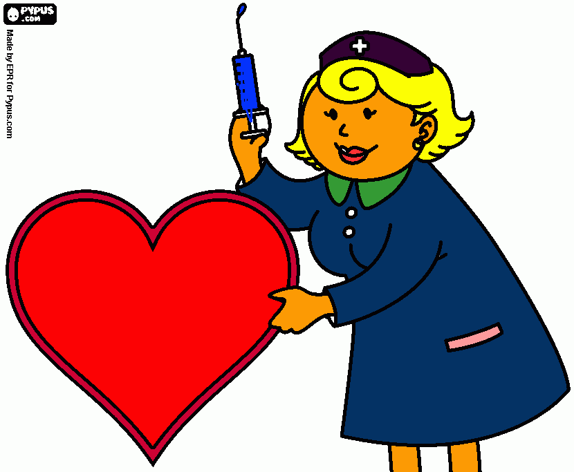 Omalovánka pani doktorka