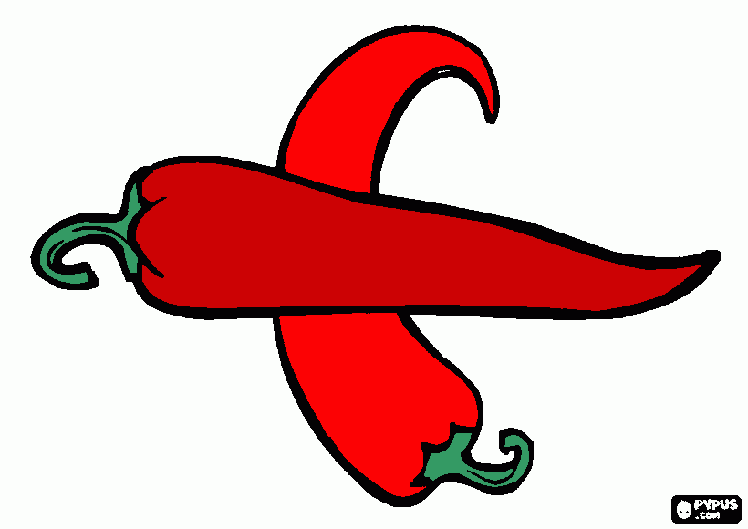 Omalovánka papričky