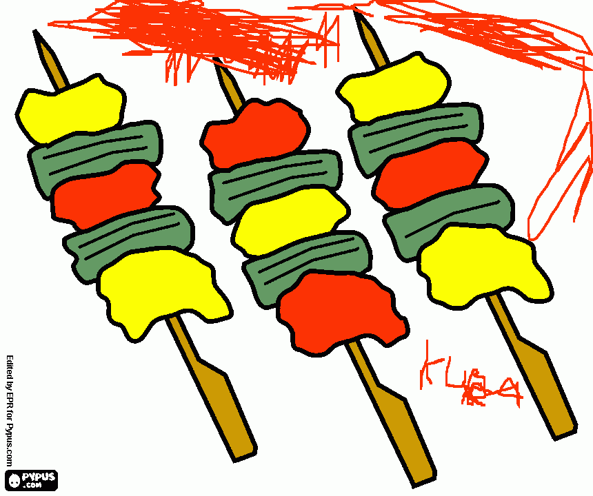 Omalovánka parkisalatem